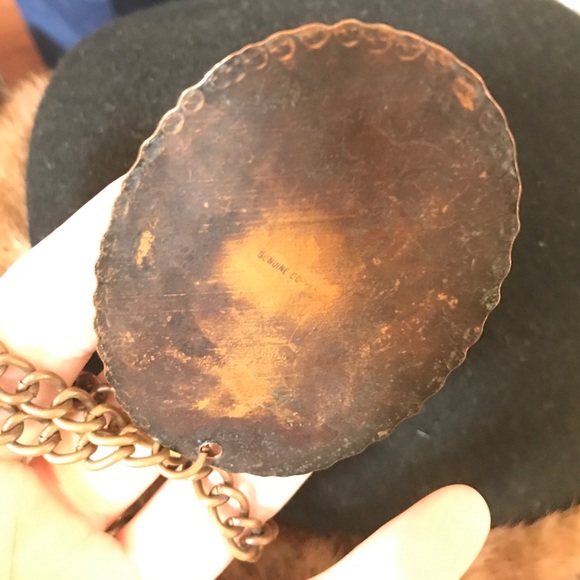 Copper Theatre 🎭 Mask Necklace - Picture 3 of 7